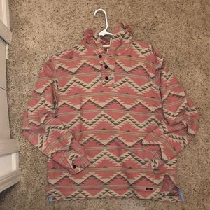 Faherty Brand Baja Blanket Hoodie Large